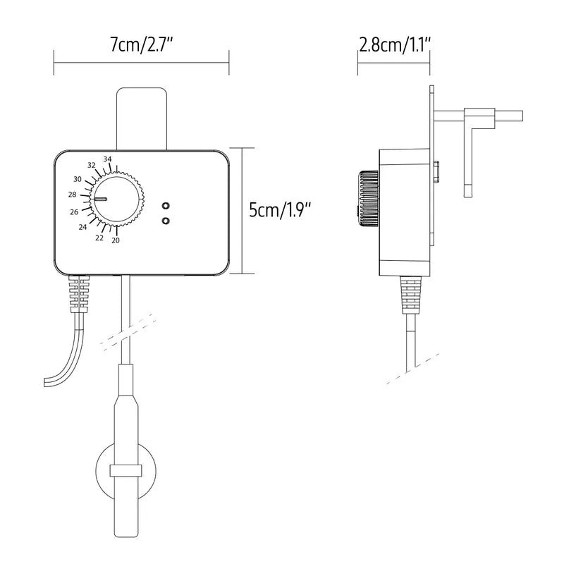 Aquarium Cooling Fan Thermostat Controller