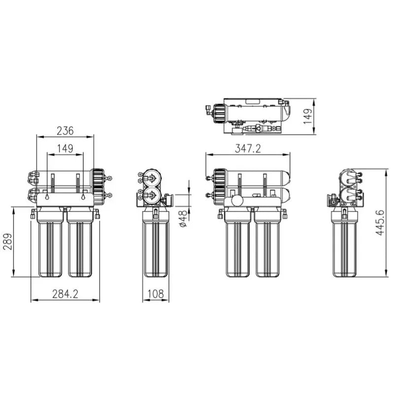 Pure 360 Advanced RO System (Aprox. 1360Litres/Day w/ In-Line TDS)