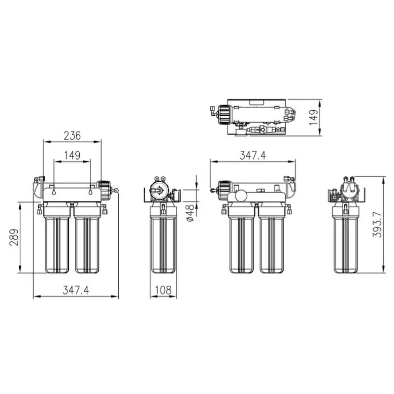 Pure 50 RO System (190L/dia)