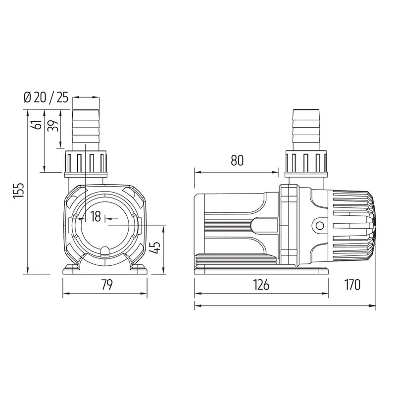 Reef Pump 4000 DC Aquarium Pump