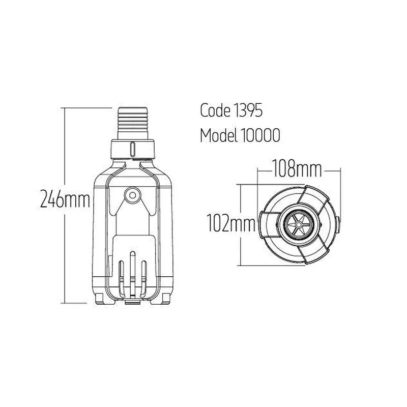Reef Pump Compact 10000 DC Aquarium Pump