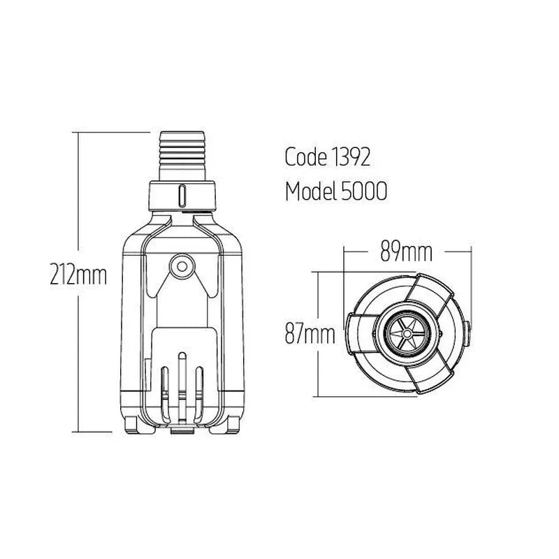 Reef Pump Compact 5000 DC Aquarium Pump