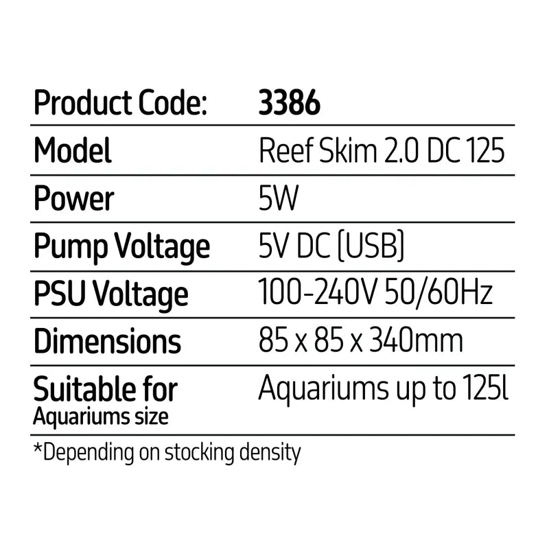 Reef Skim 2.0 125nano DC